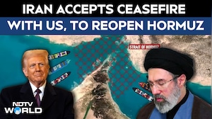 US Iran War Ceasefire | "If Attacks Are Halted": Iran Accepts Ceasefire, To Reopen Strait Of Hormuz