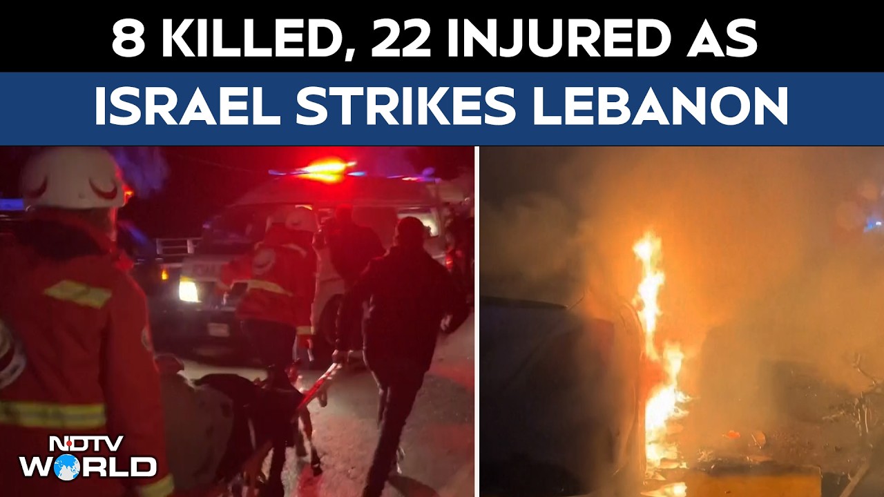 At Least 8 People Killed In Overnight Israeli Strikes On Lebanon's Sidon