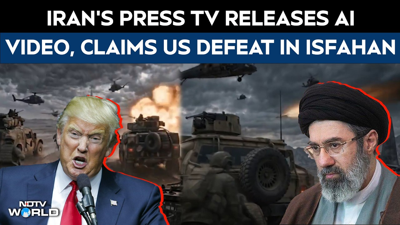Iran's Press TV Releases AI Video Of Isfahan Operation: Claims US Defeat