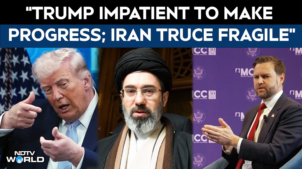US Iran Ceasefire | Trump Impatient to Make Progress; Iran Truce Fragile: Vance