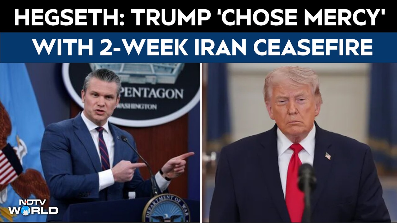 US Iran Ceasefire Updates | Pete Hegseth: Trump 'chose Mercy' With 2-Week Iran Ceasefire