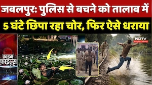 Jabalpur Viral News: पुलिस से बचने को तालाब में 5 घंटे छिपा रहा चोर, फिर ऐसे धराया | Crime News | MP