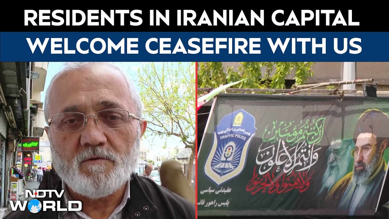 Residents In Iranian Capital Welcome With Caution Ceasefire With US And Israel