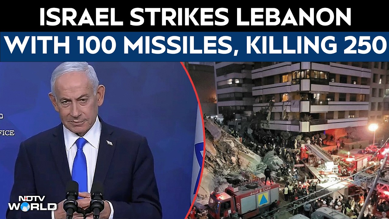 Lebanon Strike | Israel Rocks Lebanon With 100 Missiles In 10 Minutes, Deadliest Attack
