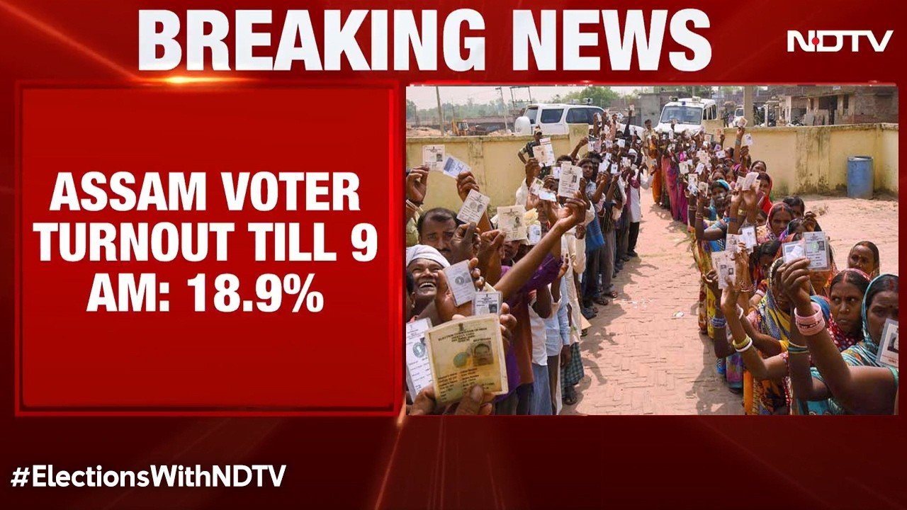 Heavy Rain Fails To Deter Voters, Assam Turnout Crosses 18% Till 9AM