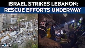 Israel Strikes Lebanon | Rescue Efforts Continue for Missing in Beirut Rubble After Israeli Strikes