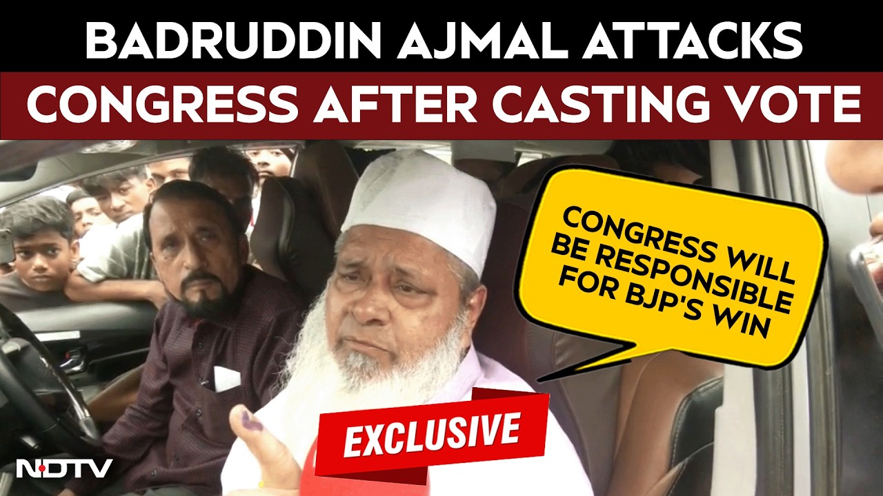 Assam Elections 2026 | Badruddin Ajmal Speaks To NDTV After Voting, Attacks Congress