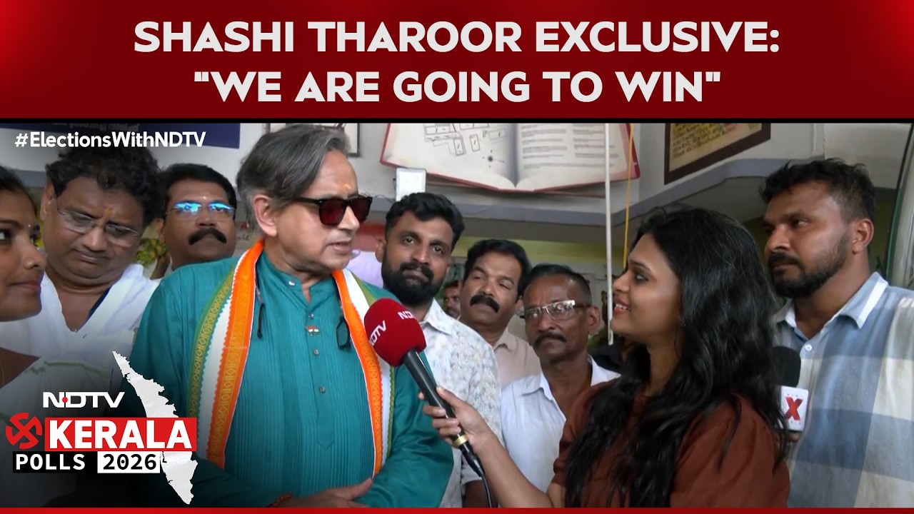 Shashi Tharoor Interview | Kerala Voting for Change, Says Tharoor, Dismisses BJP as &lsquo;No Factor&rsquo;&rdquo;