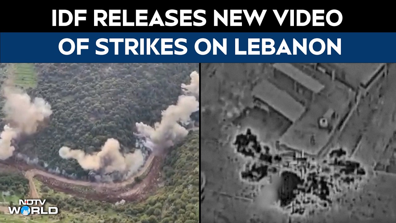 Video: Lebanon News | IDF Releases New Video Of Strikes On Lebanon
