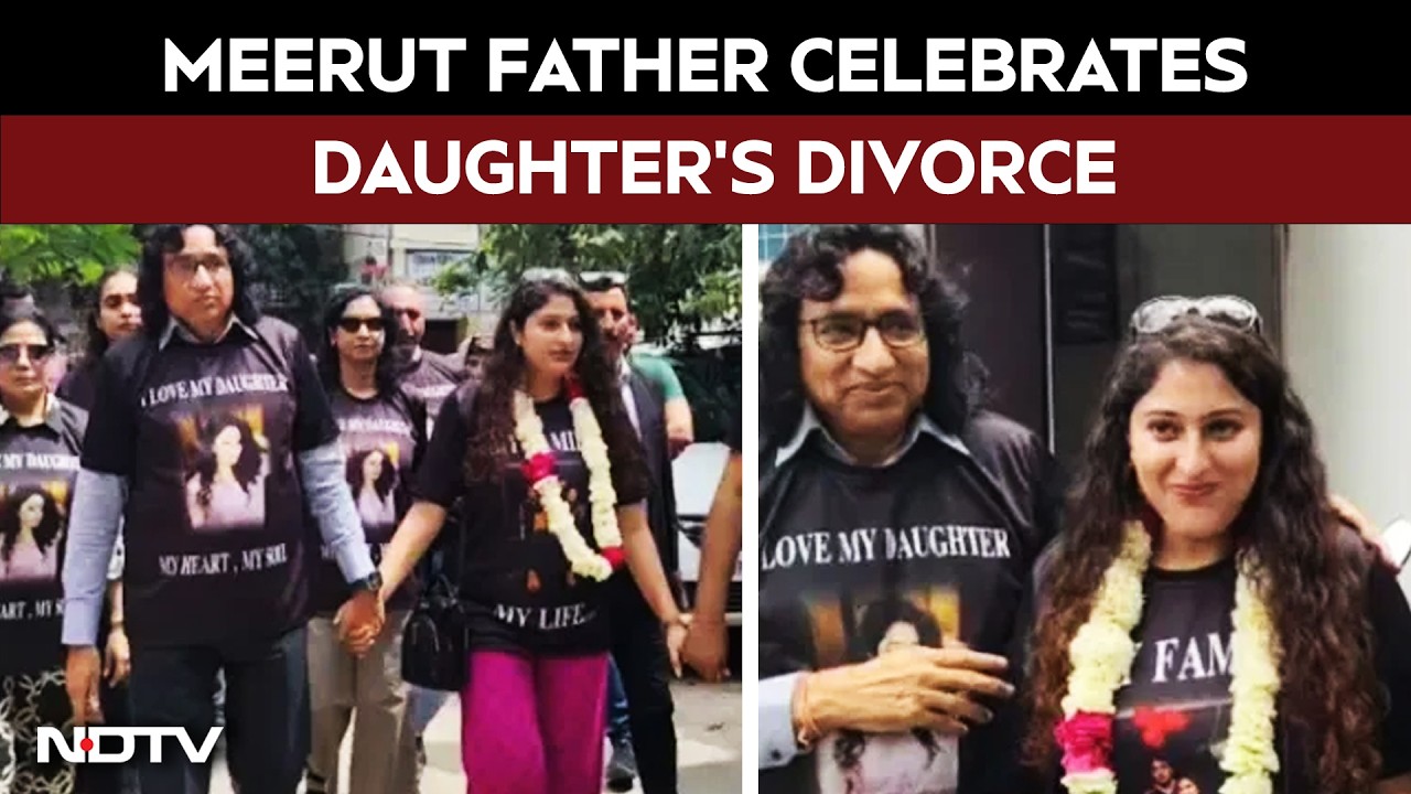 Drums, Sweets, Support: Meerut Father Celebrates Daughter's Divorce