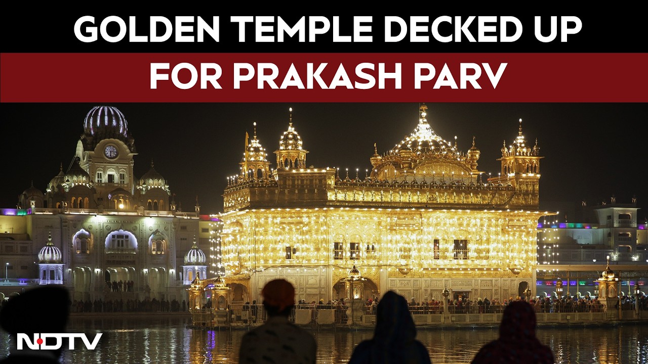 Amritsar's Golden Temple Decked Up For Guru Arjan Dev Ji's Prakash Parv