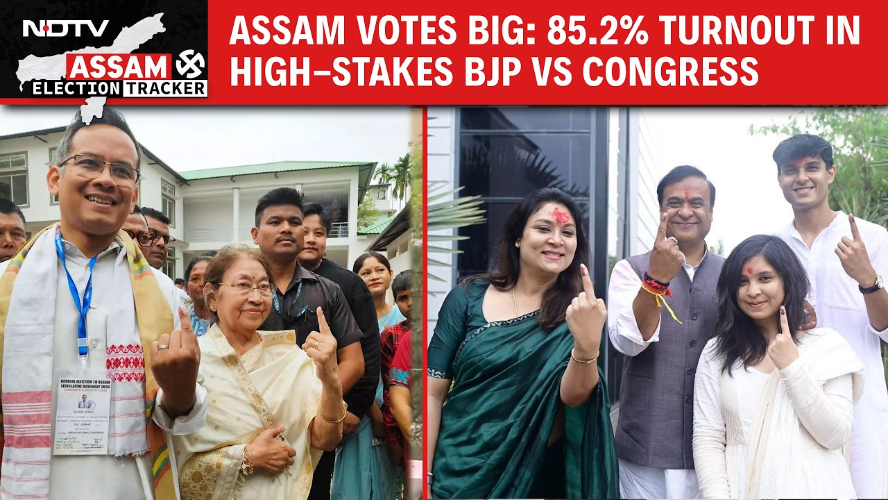 Assam Elections 2026 | Assam Sees 85% Voter Turnout, Himanta Biswa Sarma Prays For BJP's Win