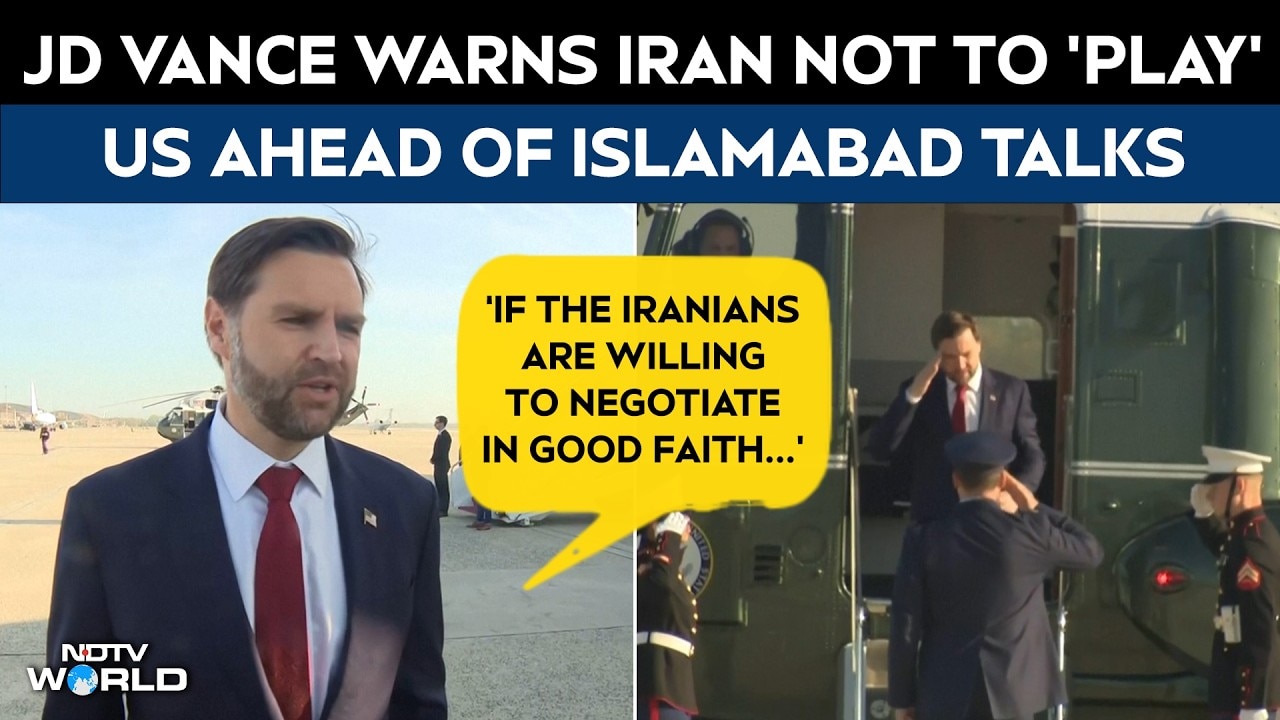 JD Vance Warns Iran Against 'Playing' US Ahead Of Negotiations In Pakistan