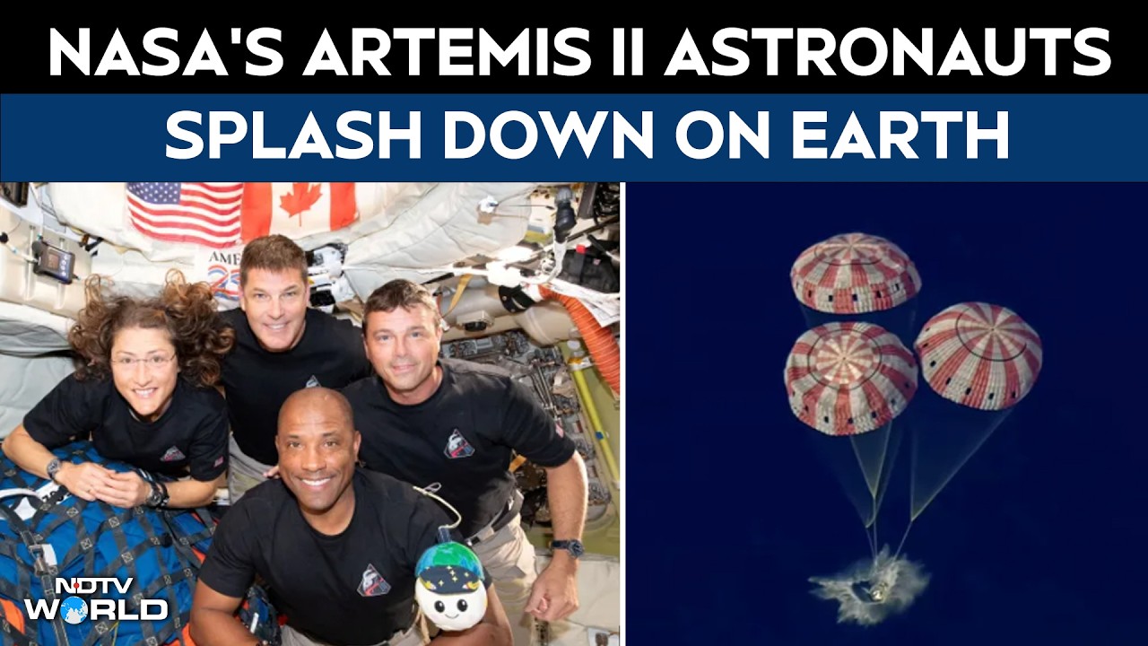 Artemis 2 Landing Video | Artemis II’s Astronauts Return To Earth With A Splashdown In The Pacific