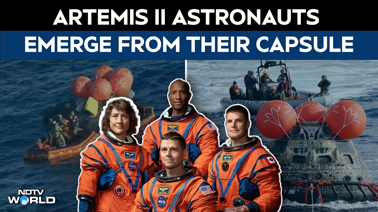Artemis II News | Artemis II Astronauts Emerge After Historic Moon Flyby, Return to Earth After Pacific Splashdown