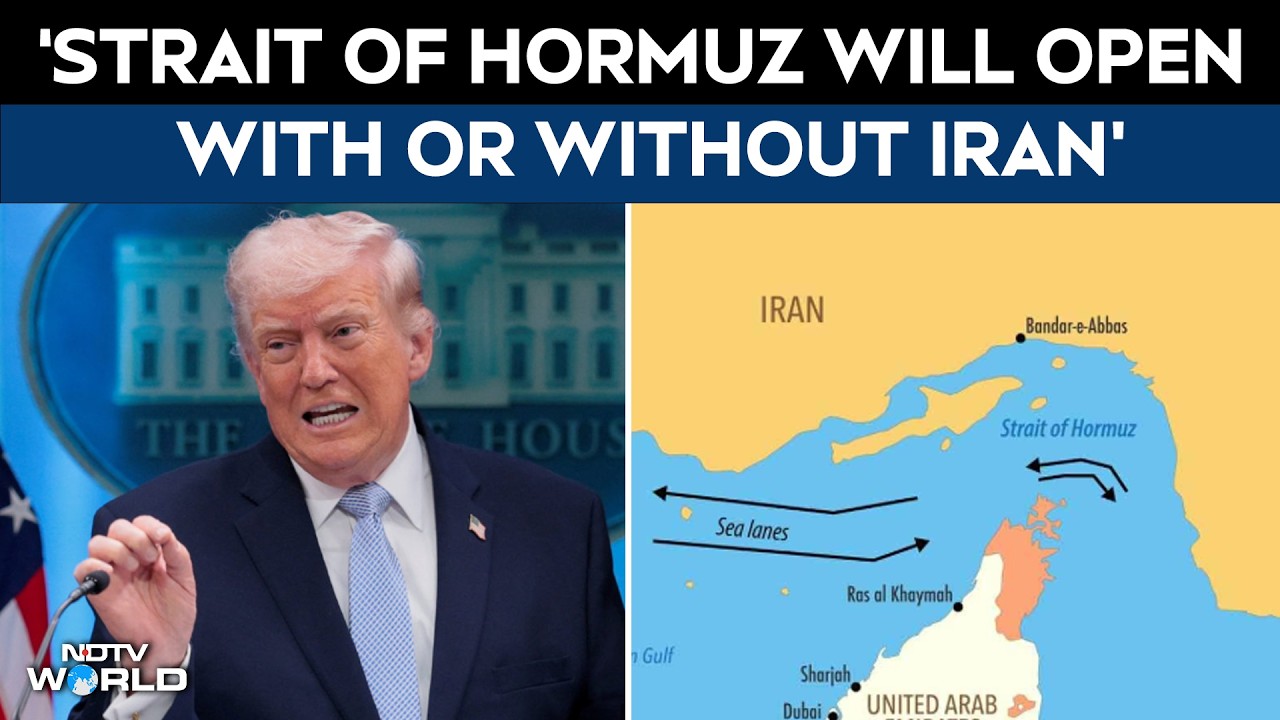 US Iran War News | Trump Confident Strait of Hormuz Will Open &lsquo;With or Without Iran&rsquo; Ahead of Talks