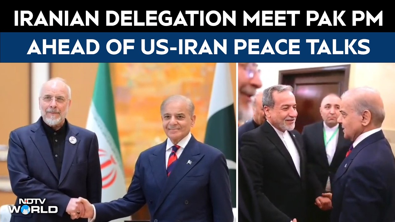 Iran War | Iranian Delegation Led By Qalibaf And Araqchi Met Pakistan PM Shehbaz Sharif In Islamabad
