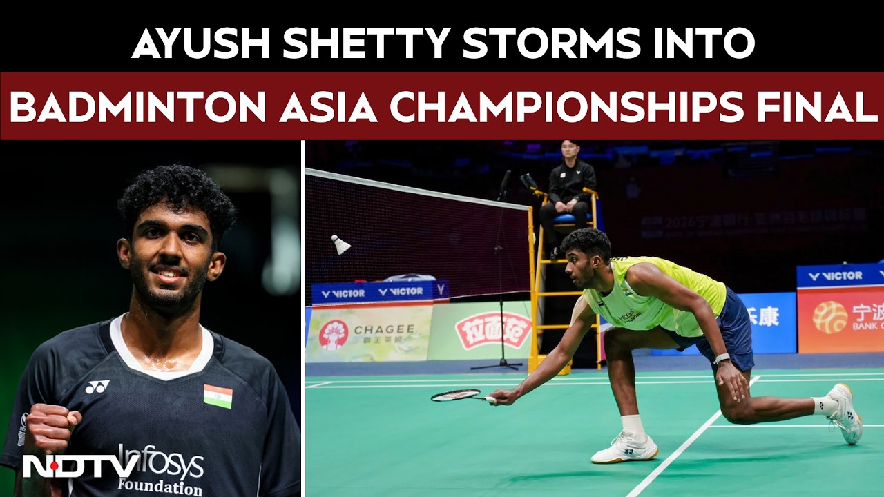 Ayush Shetty Badminton | 20-Year-Old Ayush Shetty Storms Into Badminton Asia Championships Final