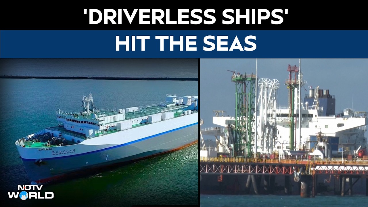 The Rise Of Driverless Ships | Japan, South Korea Bet On Autonomous Shipping
