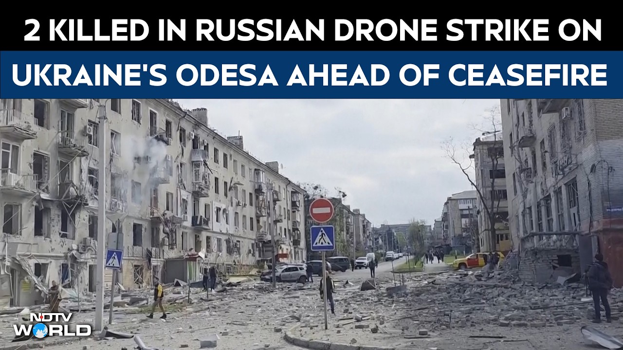 Russian Attacks On Ukrainian Cities Of Odesa And Kramatorsk Ahead Of Easter Ceasefire