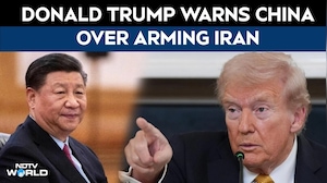 Donald Trump Sends Strong Message To China Over Helping Iran