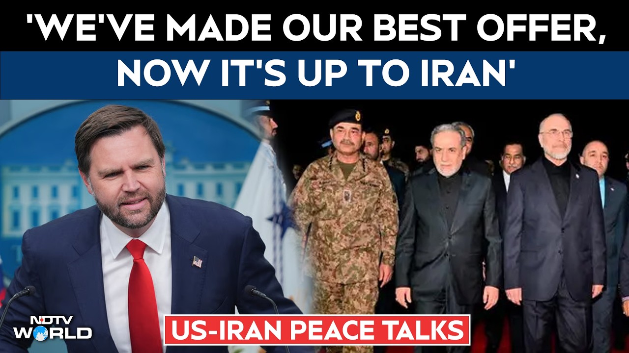 US Iran Talks Fail: JD Vance Announces 'Final Offer' After 21-Hour US–Iran Talks