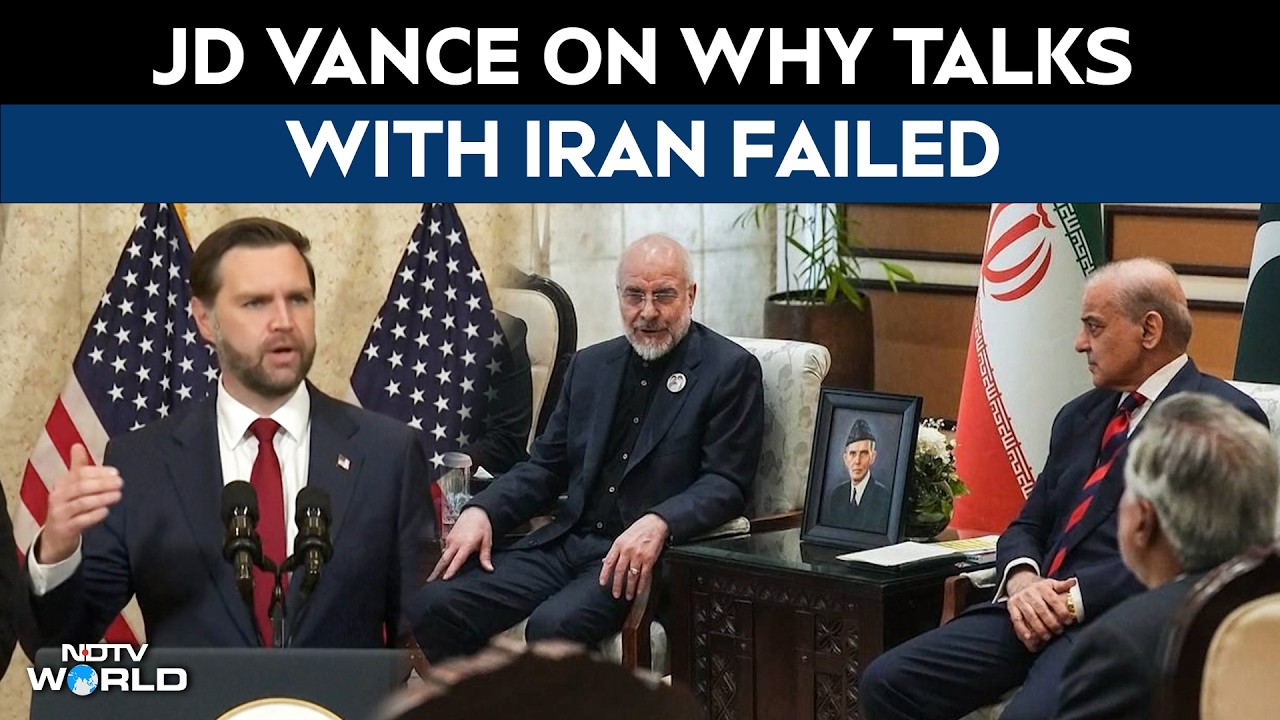 US Iran War News: JD Vance Says No Breakthrough In US-Iran Peace Talks