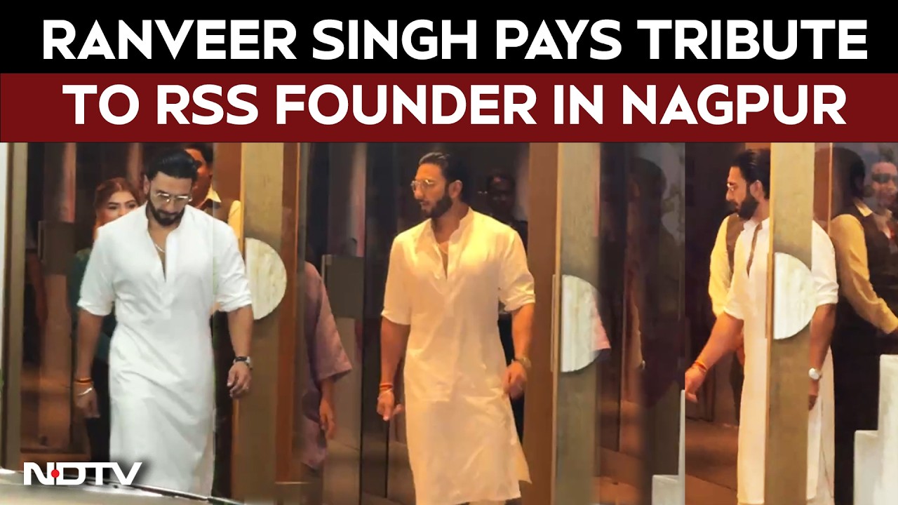 Ranveer Singh Visits RSS HQ In Nagpur, Pays Tribute To Sangh Founder