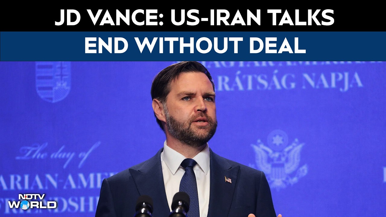 US VP JD Vance: "We Have Not Reached An Agreement With Iran"
