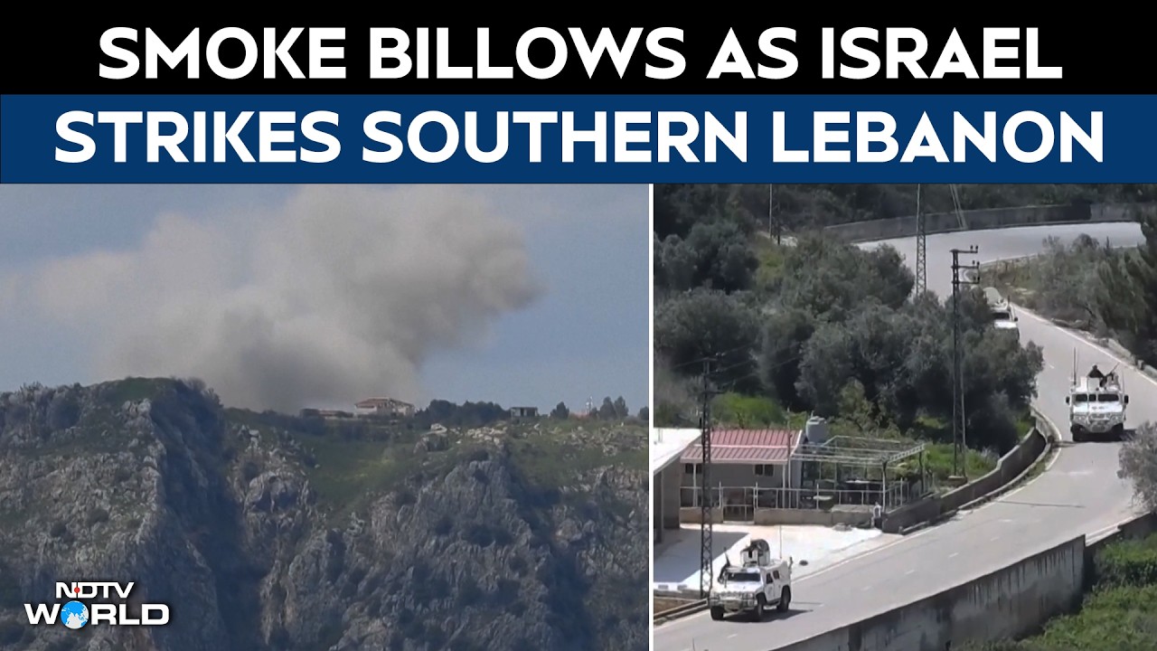 Israel Attacks Lebanon: Smoke Rises Over Southern Lebanon As Rockets Launched By Israel