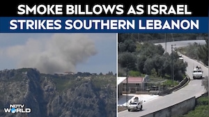Israel Attacks Lebanon: Smoke Rises Over Southern Lebanon As Rockets Launched By Israel