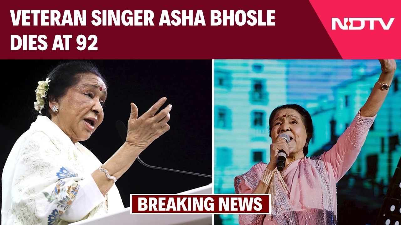Asha Bhosle Death News | Veteran Singer Asha Bhosle Dies At 92 In Mumbai