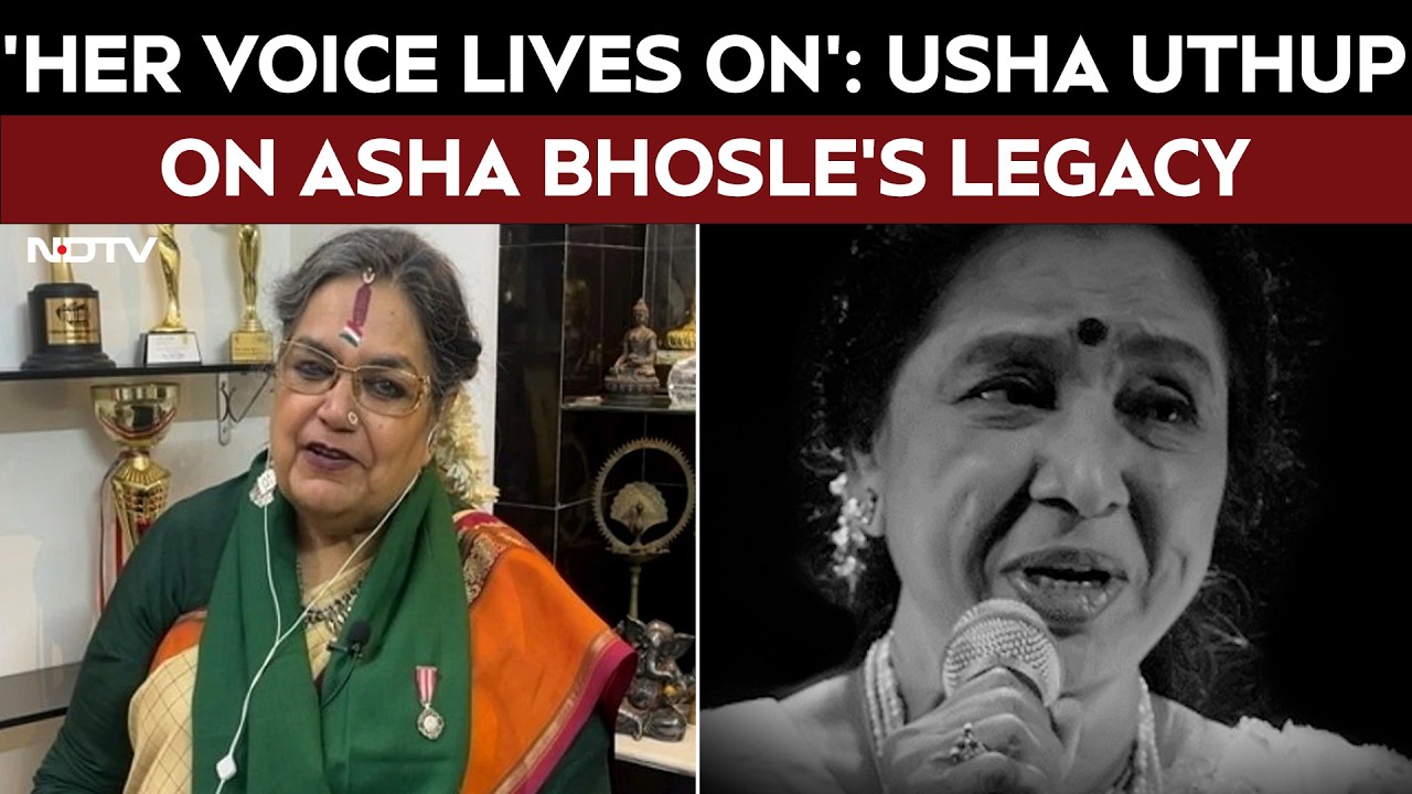 Asha Bhosle News | Usha Uthup Remembers Asha Bhosle: 'Unfair to Think She's Gone'