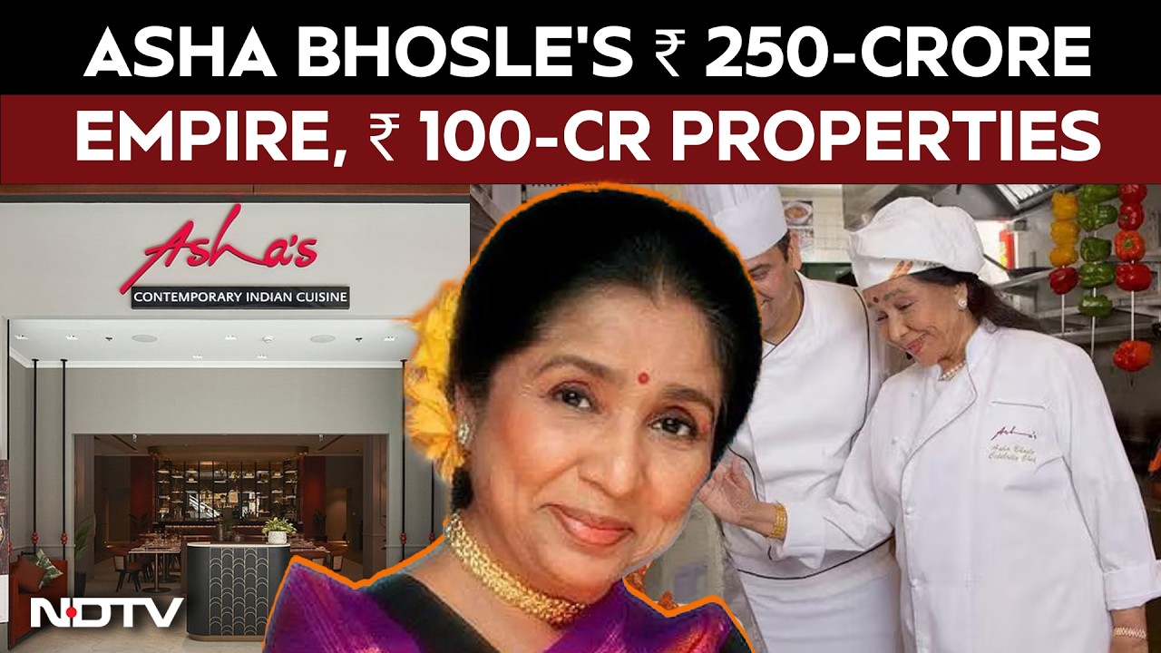 Asha Bhosle Net Worth | What Asha Bhosle Leaves Behind: Rs 250-Crore Empire, Rs 100-Crore Properties