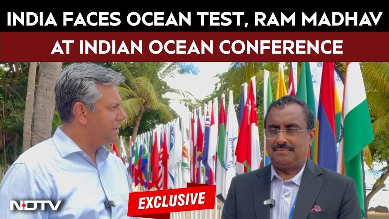 Global Common India Has To Manage: Ram Madhav At Indian Ocean Conference