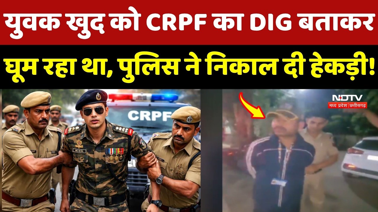 Dewas Crime News: युवक खुद को CRPF का DIG बताकर घूम रहा था, Police ने ऐसे निकाल दी हेकड़ी!