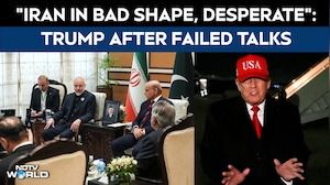 "Iran In Bad Shape, Desperate": Trump After Failed Islamabad Talks