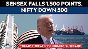 Stock Market News | Sensex Today: Sensex Drops 1,600 Points, Nifty Down 400 As Oil Prices Hit $102