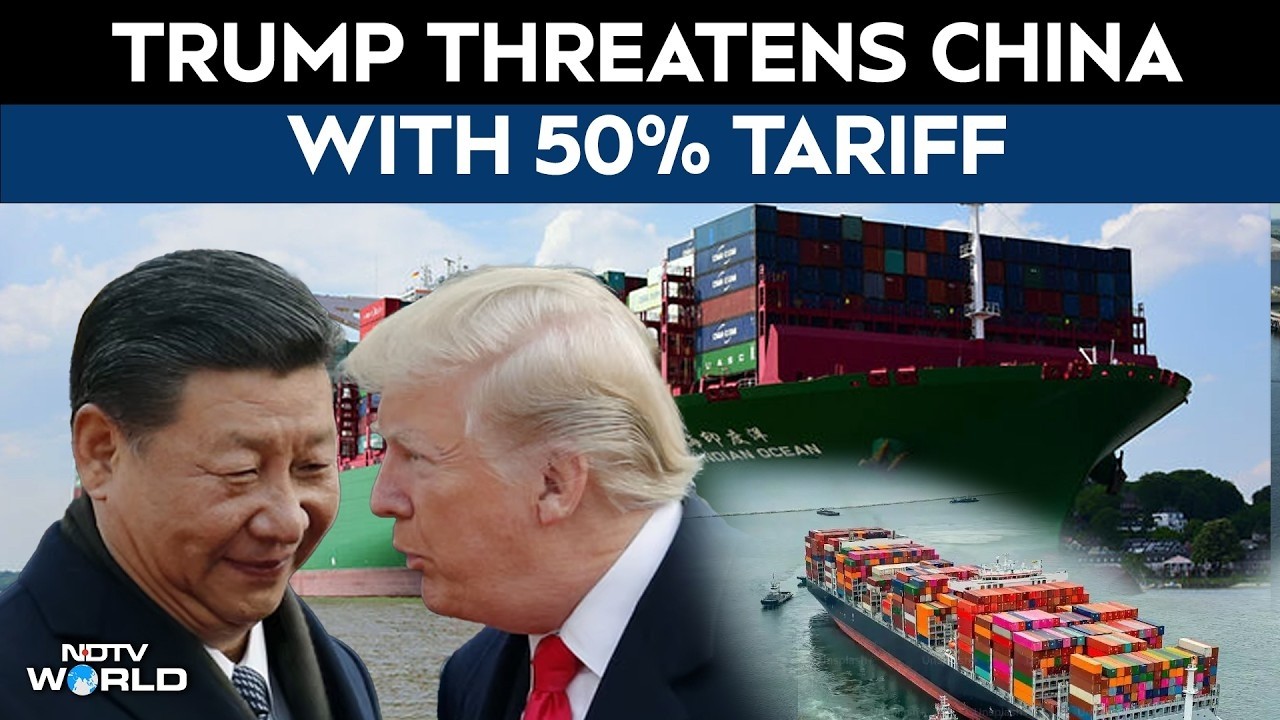 Donald Trump Warns China of 50% Tariffs Over Iran Arms Allegations