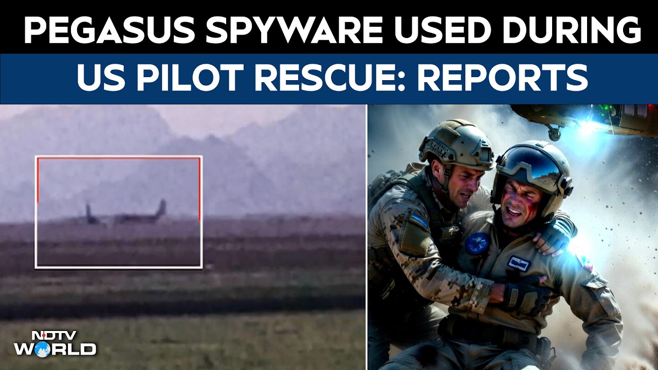 Iran War News | CIA Allegedly Used Pegasus Spyware For Deception In Iran Rescue Mission