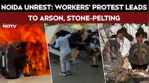 Cars Burnt, Roads Blocked: Haryana Move Sparks Noida Workers' Protest