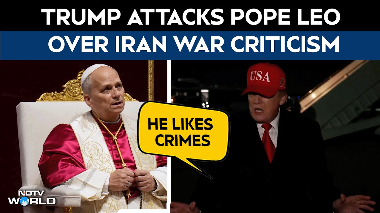 Trump Iran News | "Not A Big Fan Of Pope Leo": Trump's Jab After His Criticism Of Iran War