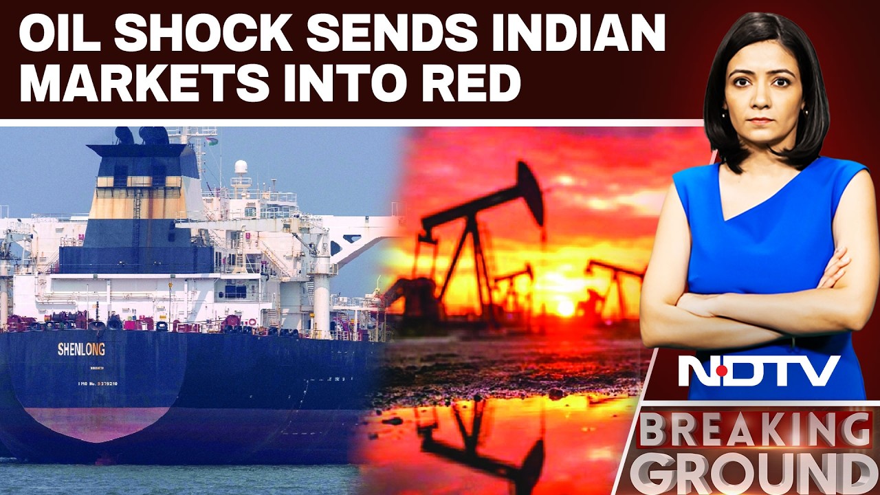 Sensex News | Sensex, Nifty Slide Nearly 2% Amid Oil Price Surge | Stock Market Today