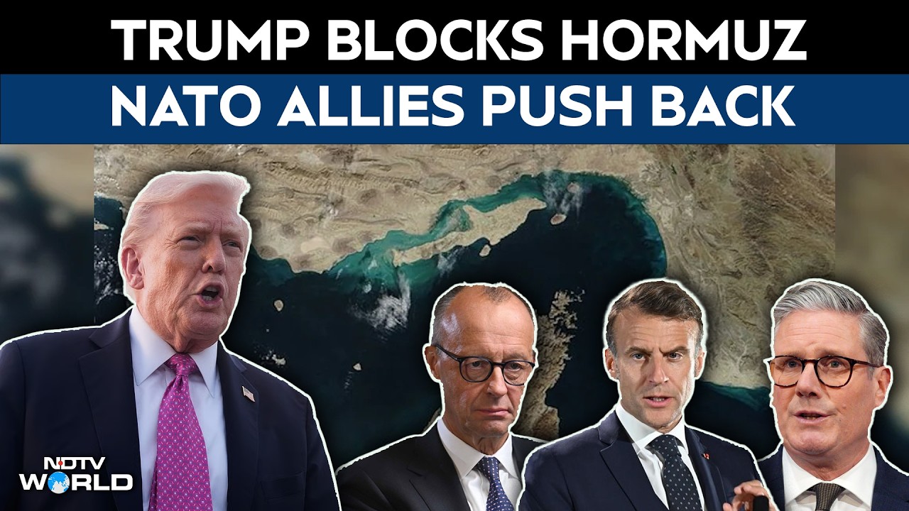 Trump Orders Hormuz Blockade; NATO Allies Reject Move, Call for Peace Mission
