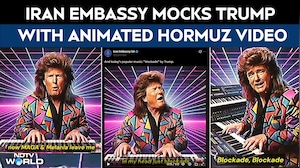 Trump AI Video: Iran Embassy Mocks Trump With Animated Hormuz Video