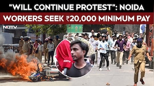 Noida Protests Continue As Workers Demand ₹20,000 Salary, Throw Stones At The Police