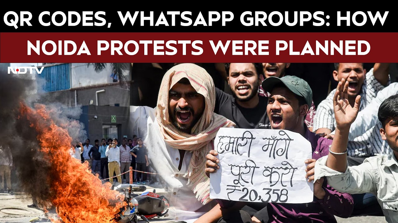QR Codes And WhatsApp Groups: How Noida Protests Were Planned Overnight
