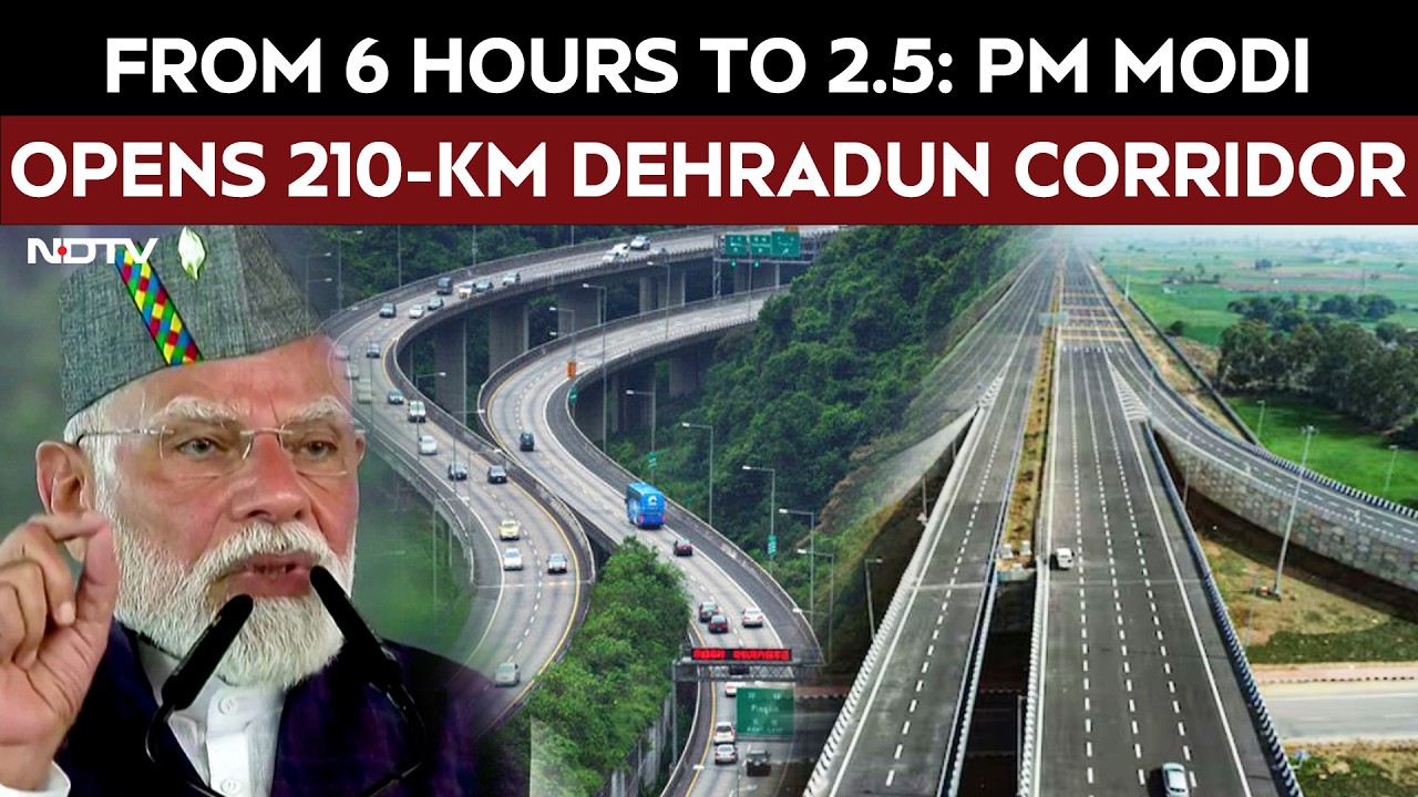 PM Modi Launches Delhi-Dehradun Corridor, Travel Time Slashed