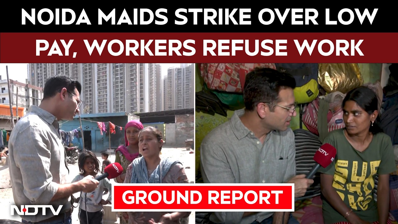 Noida Protest | Noida Maids Strike Over Low Pay; Workers Refuse Work, Demand Salary Hike