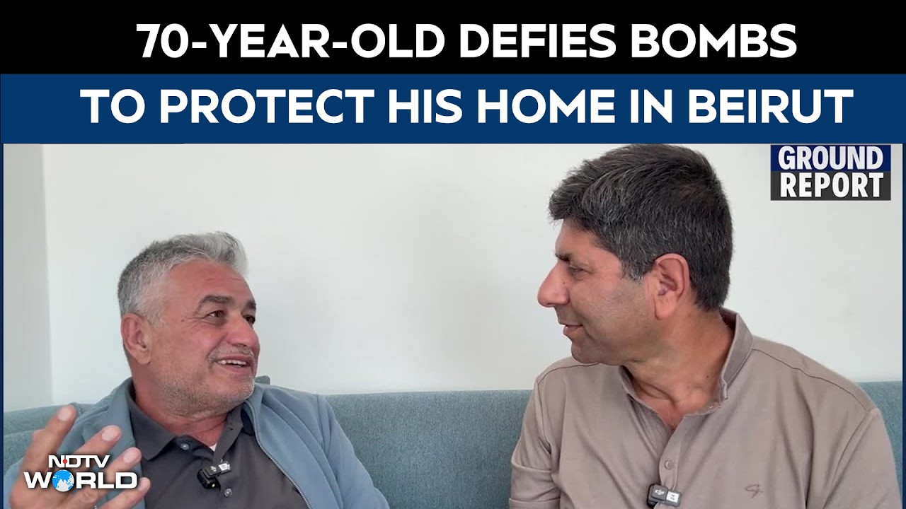 Israel Iran War | He Never Left Beirut’s War Zone: 70-Year-Old Defies Bombs to Protect His Home